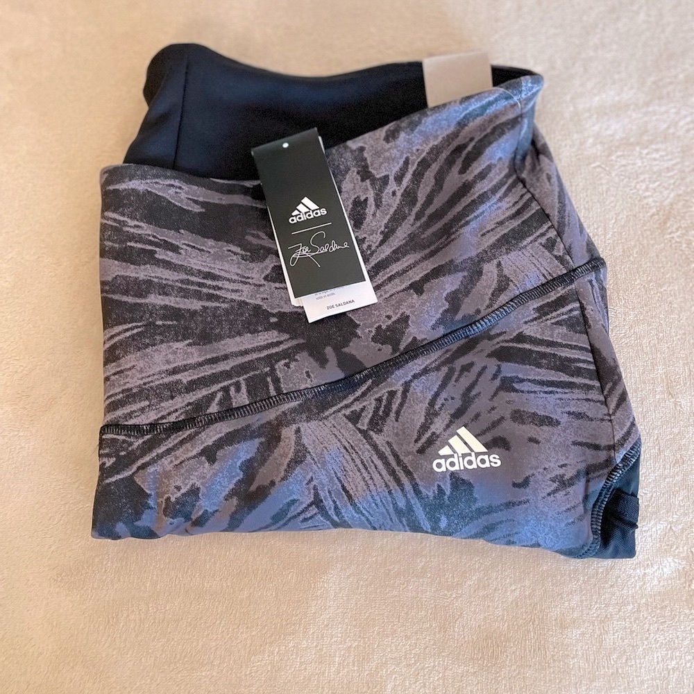 Adidas Zoe Saldana Active 7/8 Length Women’s Tights - Size 4X - Picture 12 of 14